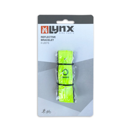 429028 LYNX Reflecterende armband 4 LED's