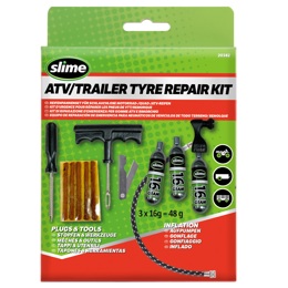 40P.20382 SLIME Slime ATV / Trailer tyre repair kit with CO₂ cartridges