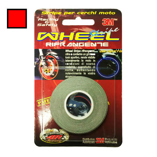980681RED 3M Wheel reflection tape 5 mm x 6 m