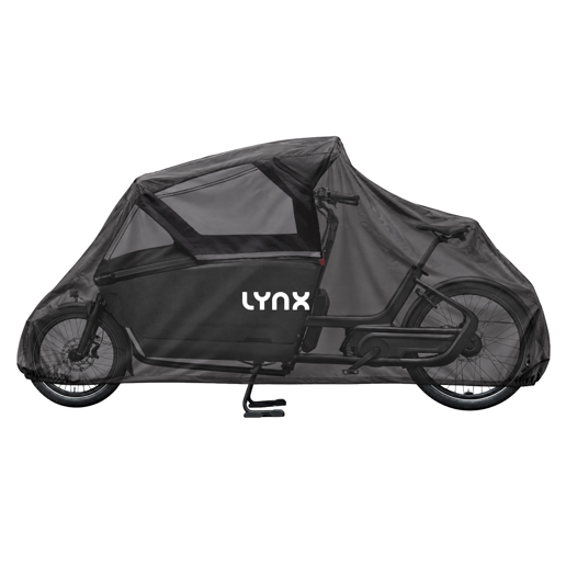 440706.TENT LYNX Lastenrad Abdeckung 2 Räder - Mit Regenverdeck