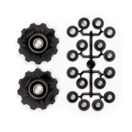 74.CP2017086 ELVEDES Pulley wheels 2 × 11 teeth with sealed bearings set
