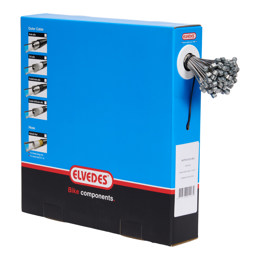 74.6427RVS-SLICK-BOX ELVEDES Rem binnenkabel Slick RVS 2250 mm ø 1,5 mm (100x) 1 × 19 ø 1,5 x 2250 / ø 7 × 6 mm