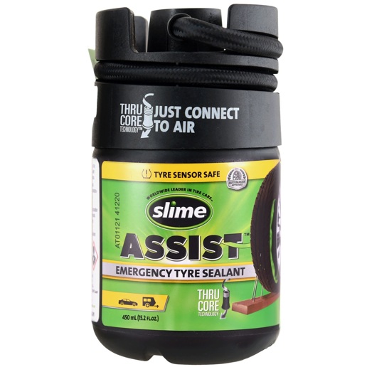 40P.050188 SLIME Slime Assist emergency tyre sealant 450 ml / refill Smart Repair Plus kit 9 x 9 x 16.5 cm