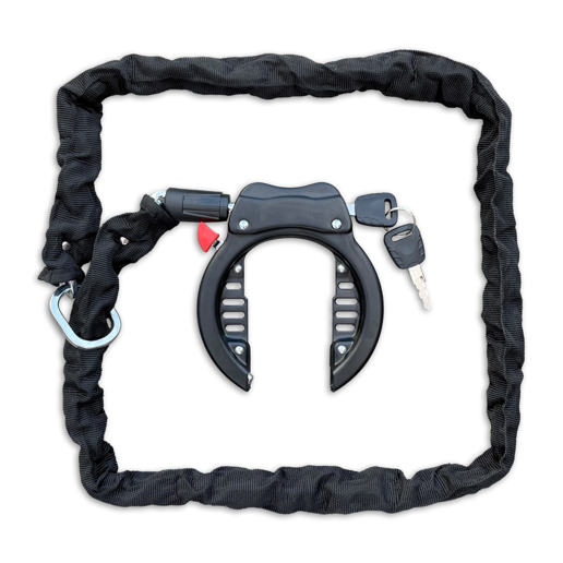 410730.CH150 LYNX Frame lock with chain 150 cm x 5.3 mm