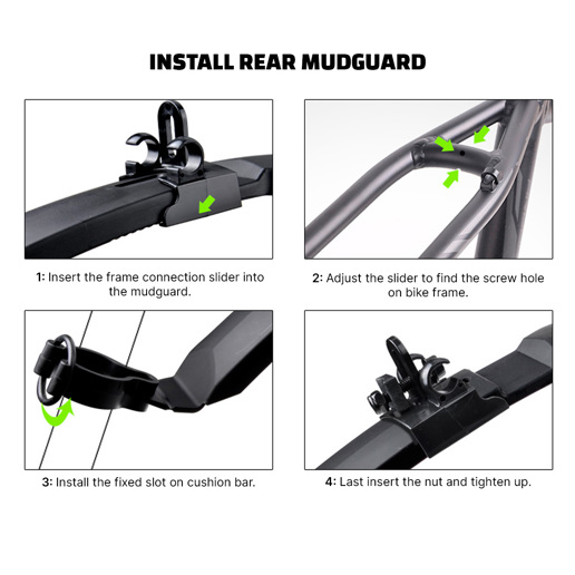 440001 LYNX Mudguard set MTB & City 24 - 29 Inch