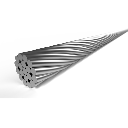 74.6472RVS-3M-BOX ELVEDES Schakel binnenkabel RVS 3000 mm ø 1,1 mm (50x) 1 x 19 ø 1,1 x 3000 / ø 4 x 4 mm
