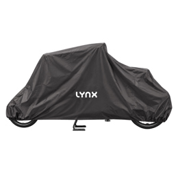 440706.TENT LYNX Cargo bike cover 2 wheels - With canopy