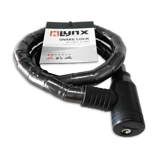410242 LYNX Armoured cable lock 80 cm x 18 mm