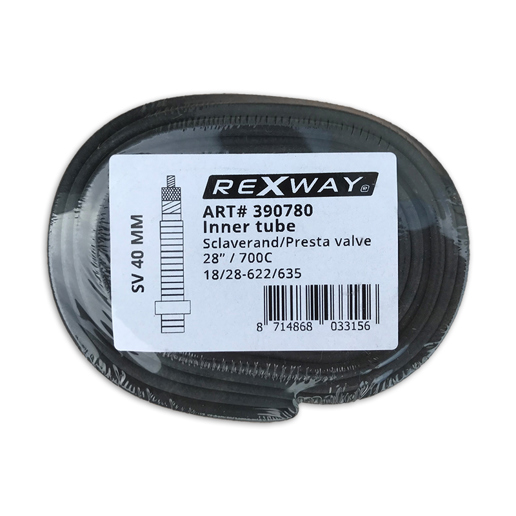 390780 REXWAY Binnenband 28 Inch 700C SV 28 Inch / 700C (18/28-622/635)