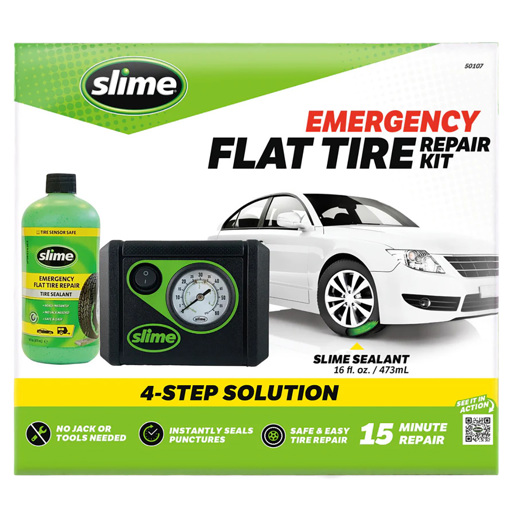 40P.03055 SLIME Slime Smart Repair emergency repair kit for flat tyres 19.5 x 7.5 x 17 cm