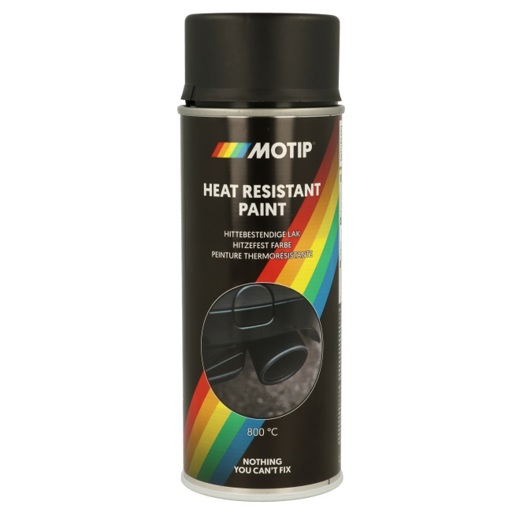 514037 MOTIP Heat resistant lacquer anthracite 400 ml