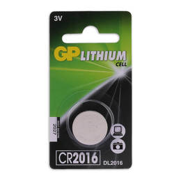 430970 GP CR2016 Lithium Button 3V 1PK