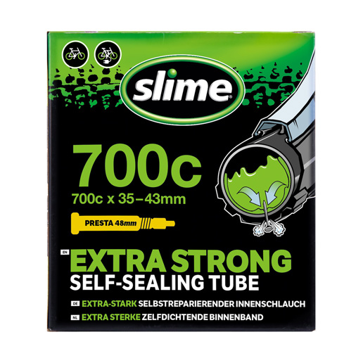40FC.30102 SLIME Slime zelfdichtende anti-lek binnenband 28 Inch SV 700c x 35 - 43mm