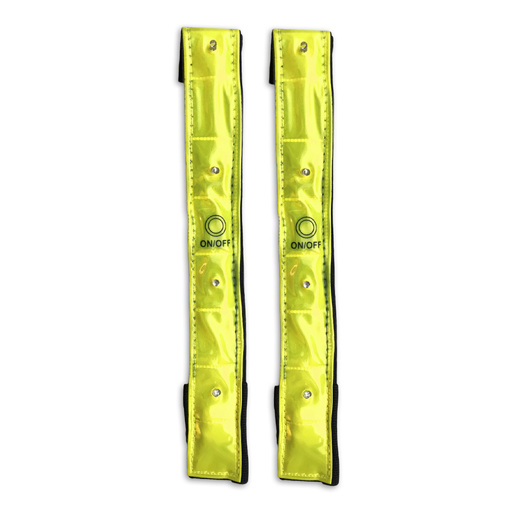 429028.2 LYNX Reflecterende armband 4 LED's (2x)