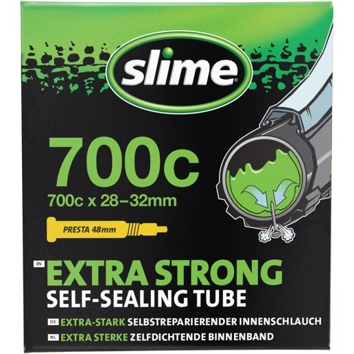 40FC.30062 SLIME Slime self-sealing inner tube 28 Inch SV 700c x 25 - 34mm