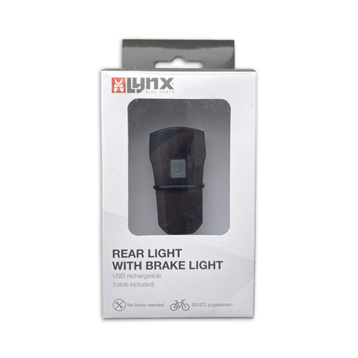 429745.R LYNX Rear light USB with brake light