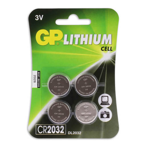 430980 GP CR2032 Lithium-knoopcellen 3V 4PK