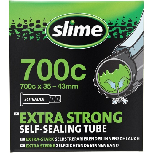 40FB.30057 SLIME Slime self-sealing inner tube 28 Inch AV 700c x 35 - 43mm