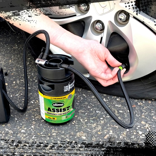 40P.050188 SLIME Slime Assist emergency tyre sealant 450 ml / refill Smart Repair Plus kit 9 x 9 x 16.5 cm